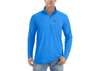 Men's UMKC Kangaroos Lightweight Quarter-Zip Athletic Shirt Long Sleeve Performance Wear