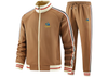 Men's UMKC Kangaroos Two Piece Designer Tracksuit with Bold Striped Accents and Zippered Front Elevated Athletic Wear