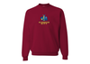 Men's UMKC Kangaroos JERZEES NuBlend Crewneck Sweatshirt