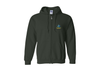 Men's UMKC Kangaroos Gildan  Heavy Blend Full Zip Hooded Sweatshirt