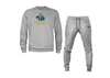 Men's UMKC Kangaroos Crewneck Sweatshirt Joggers Suit