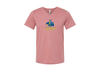 UMKC Kangaroos BELLA  CANVAS - Jersey V-Neck T-Shirt