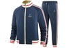 Men's UMKC Kangaroos Two Piece Designer Tracksuit with Bold Striped Accents and Zippered Front Elevated Athletic Wear