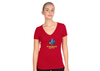 Women's UMKC Kangaroos Next Level V-Neck T-Shirt