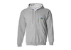 Men's UMKC Kangaroos Gildan  Heavy Blend Full Zip Hooded Sweatshirt