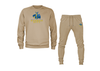 Men's UMKC Kangaroos Crewneck Sweatshirt Joggers Suit