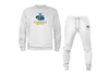 Men's UMKC Kangaroos Crewneck Sweatshirt Joggers Suit